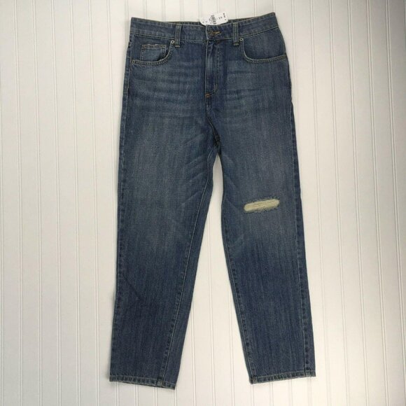 Carmar Ryan High Rise Distressed Relaxed Fit Jeans Womens Sz 29 Inseam 27" NEW - Picture 1 of 7